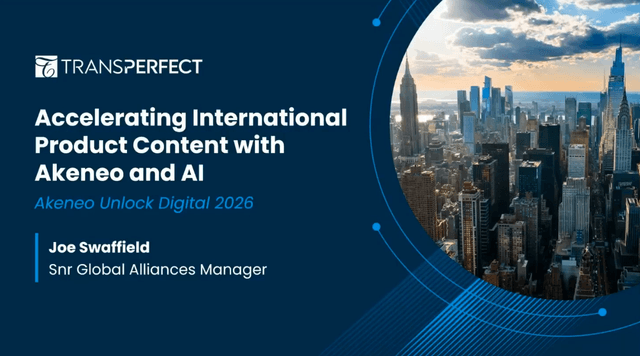 Accelerating International Product Content with Akeneo and AI